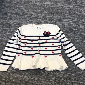Toddler girls GAP Minnie Mouse sweater shirt